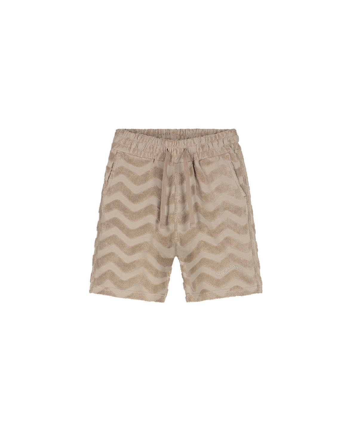 Malelions Jacquard Wavy Towelling Shorts