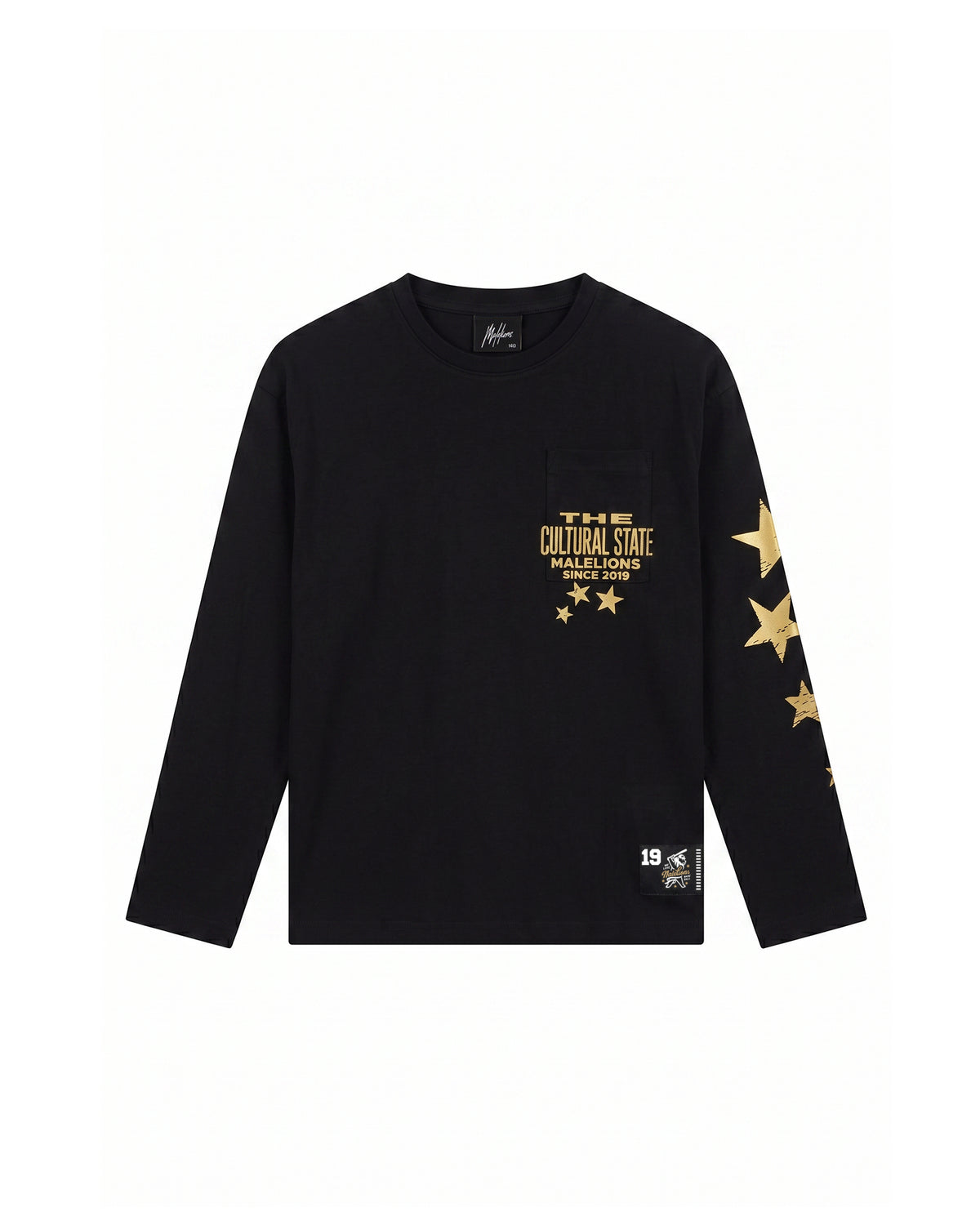 Malelions Relaxed Star Longsleeve T-Shirt