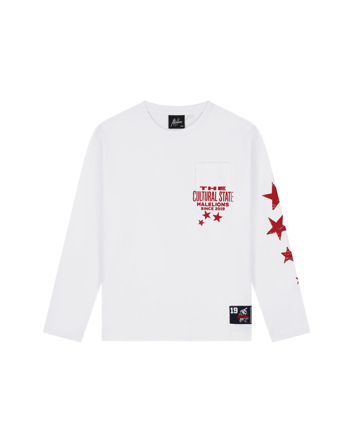 Malelions Relaxed Star Longsleeve T-Shirt