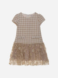 Patachou jurk met gouden patroon