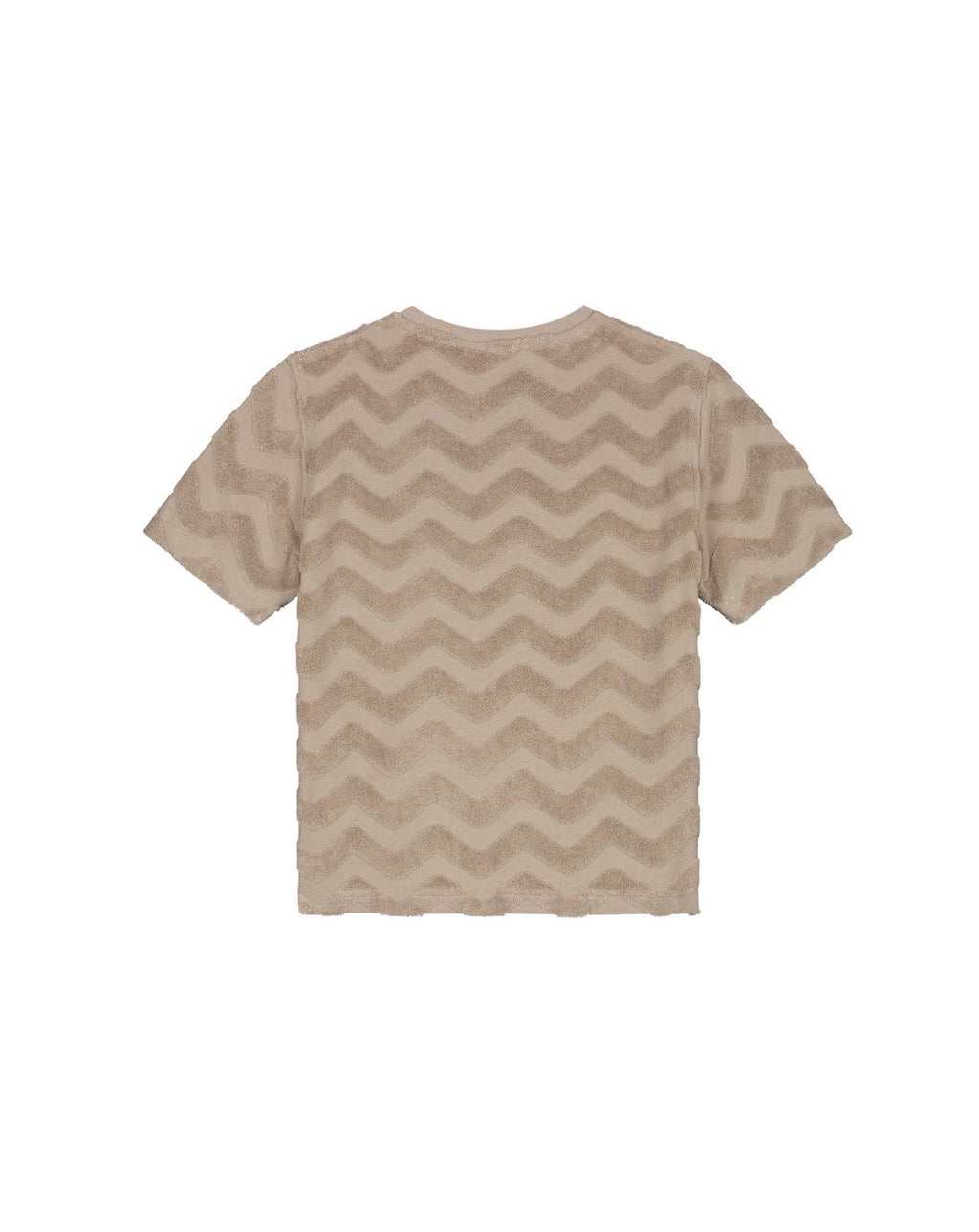Malelions Jacquard Wavy Towelling T-Shirt