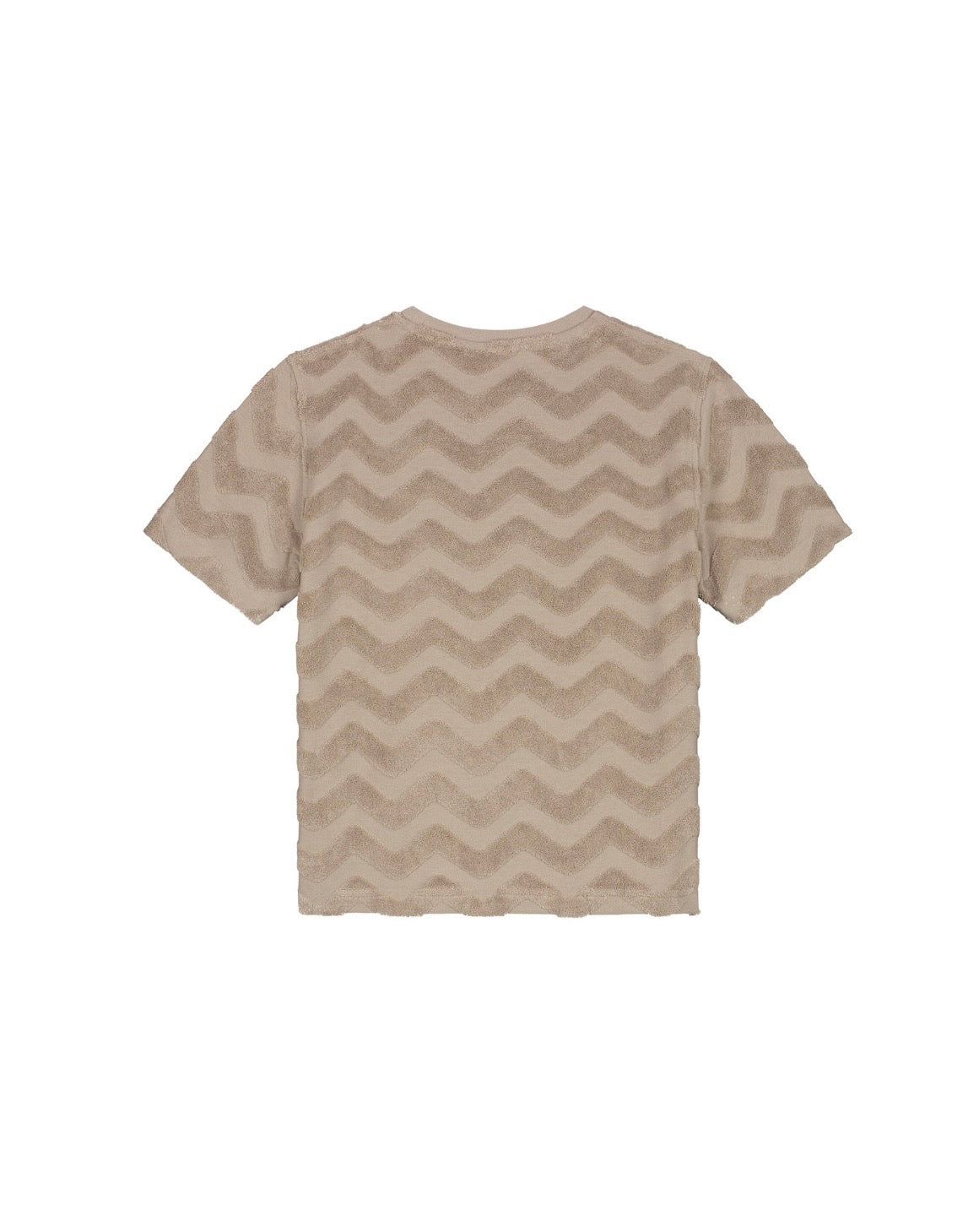 Malelions Jacquard Wavy Towelling T-Shirt