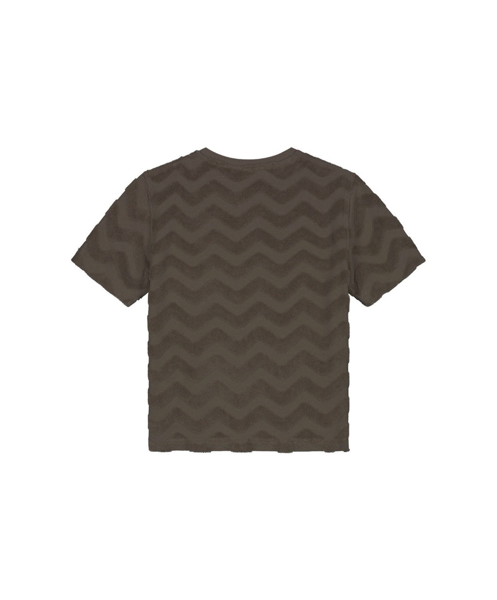 Malelions Jacquard Wavy Towelling T-Shirt
