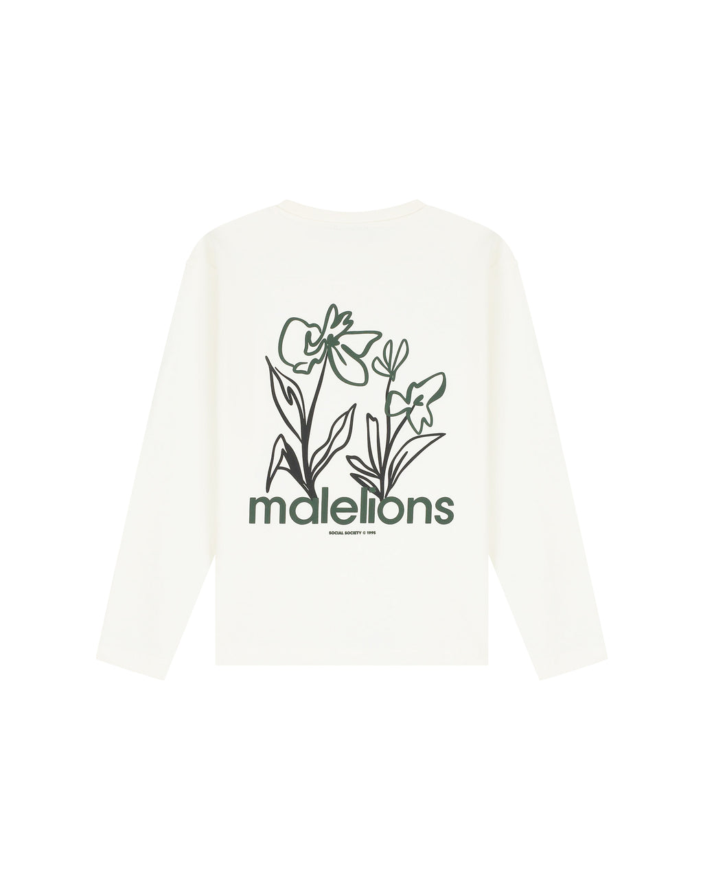 Malelions Relaxed Flower Longsleeve T-Shirt
