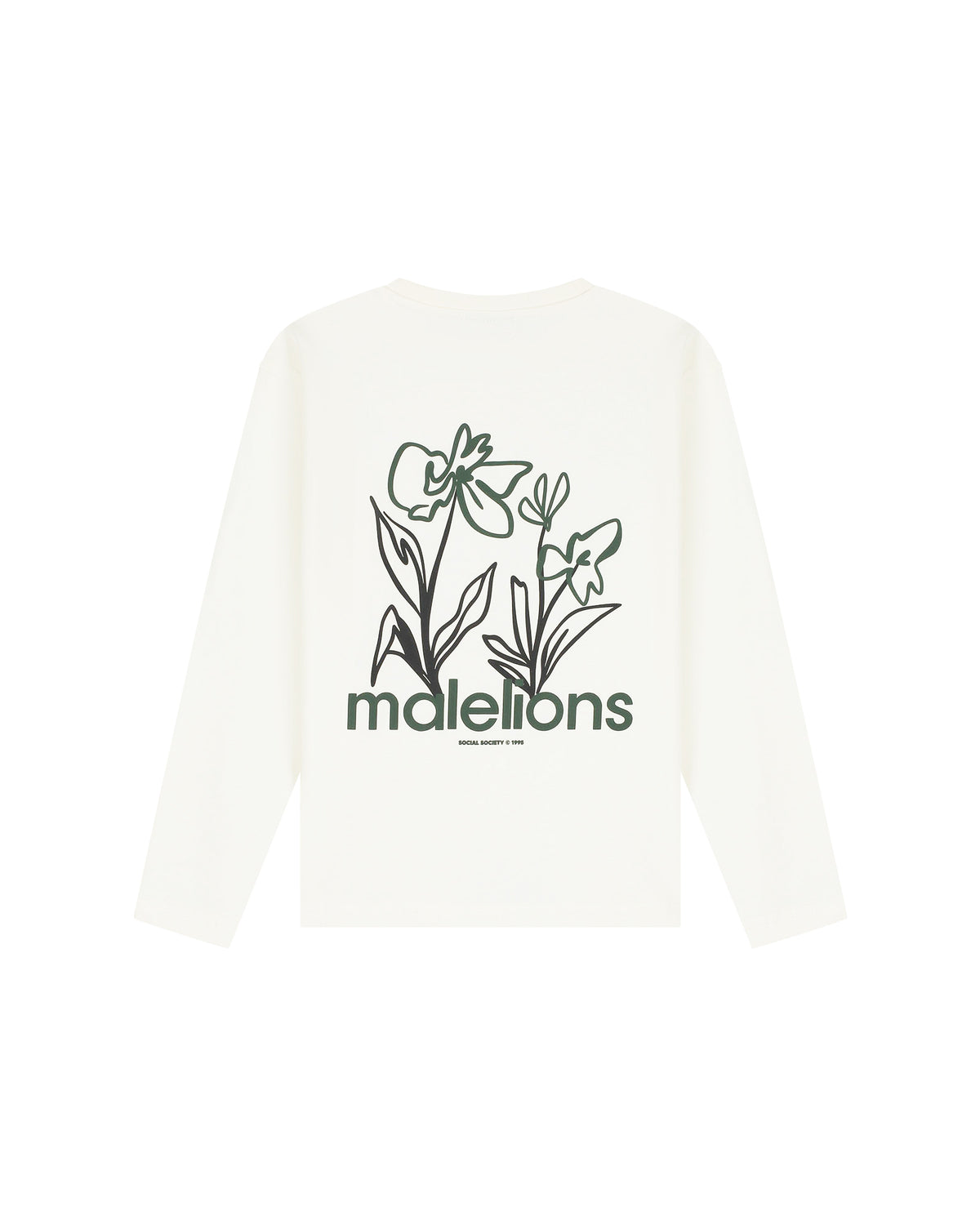 Malelions Relaxed Flower Longsleeve T-Shirt
